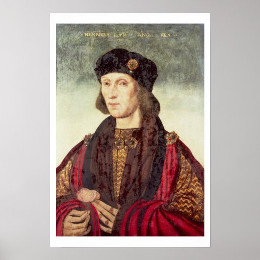 T31778 Portret van Henry VII (1457-1509) Poster (Voorkant)
