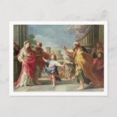 T32126 Christus Preaching in de tempel Briefkaart (Voorkant)