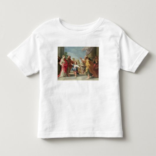 T32126 Christus Preaching in de tempel Kinder Shirts (Voorkant)