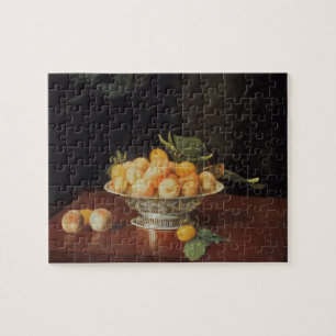 T32176 Stilleven van perziken, c.1700 Legpuzzel