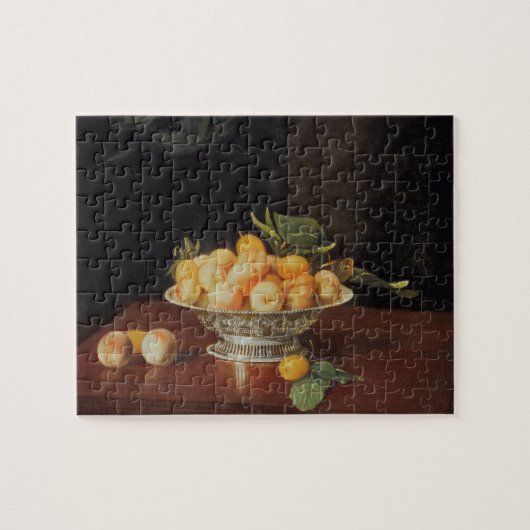 T32176 Stilleven van perziken, c.1700 Legpuzzel (Horizontaal)