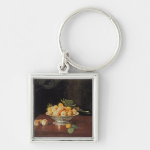 T32176 Stilleven van perziken, c.1700 Sleutelhanger