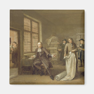 T32334 De koper bij de Clothes Merchant's, 1690 Magneet