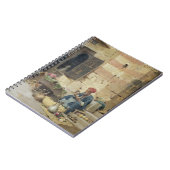 T32410 De ventilatorverkoper, 1891 (paneel) Notitieboek (Linkerzijde)