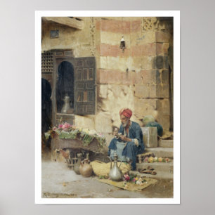 T32410 De ventilatorverkoper, 1891 (paneel) Poster