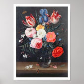 T32511 Stilleven van bloemen in een Vase, 1661 (zi Poster (Voorkant)