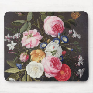 T32512 Stilleven van bloemen in een Vase, 1661 (zi Muismat