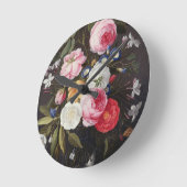 T32512 Stilleven van bloemen in een Vase, 1661 (zi Ronde Klok (Hoek)