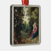 T32789 De Madonna en het Kind in een Landschap (pa Metalen Ornament (Rechts)