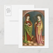 T32982 St. Margaret of Antioch and St. Faith, c.15 Briefkaart (Voorkant / Achterkant)