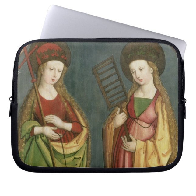 T32982 St. Margaret of Antioch and St. Faith, c.15 Laptop Sleeve (Voorkant)
