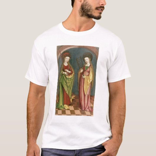 T32982 St. Margaret of Antioch and St. Faith, c.15 T-shirt (Voorkant)