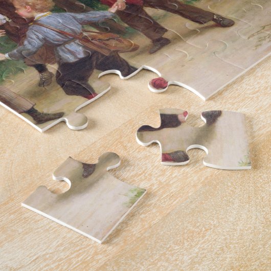 T33268 Blind Man Buff 91316me; kinderen; spelen Legpuzzel (Zijkant)