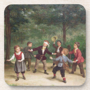 T33268 Blind Man Buff 91316me; kinderen; spelen Onderzetter