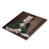 T33403 Portret van de Revd William Rastall als B Tegeltje (Zijkant)