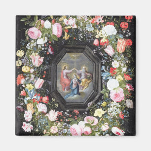 T33453 De kroning van de maagd omgeven door Magneet