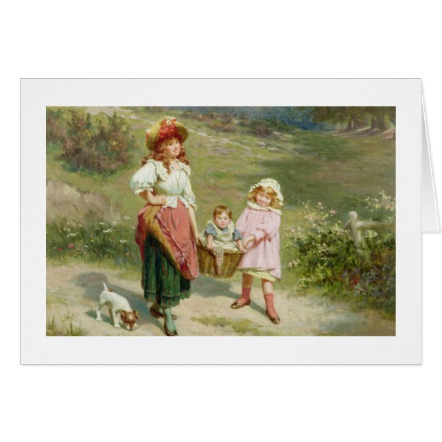 T33572 op de markt, voor de aankoop van een vetpie (Voorkant Horizontaal)