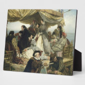 T33653 Mary Stuart's Farewell naar Frankrijk, 1862 Fotoplaat (Zijkant)