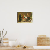 T33679: Vraag van het geloof, 1863 Poster (Keuken)