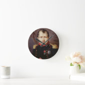 T34002 Portret Miniatuur Napoleon I (1769-1821) Ronde Klok (Huis)