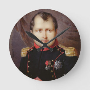 T34002 Portret Miniatuur Napoleon I (1769-1821) Ronde Klok