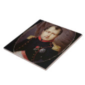 T34002 Portret Miniatuur Napoleon I (1769-1821) Tegeltje (Zijkant)