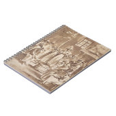 T34029 Een Quaker Prayer Meeting (pen en inkt op p Notitieboek (Linkerzijde)