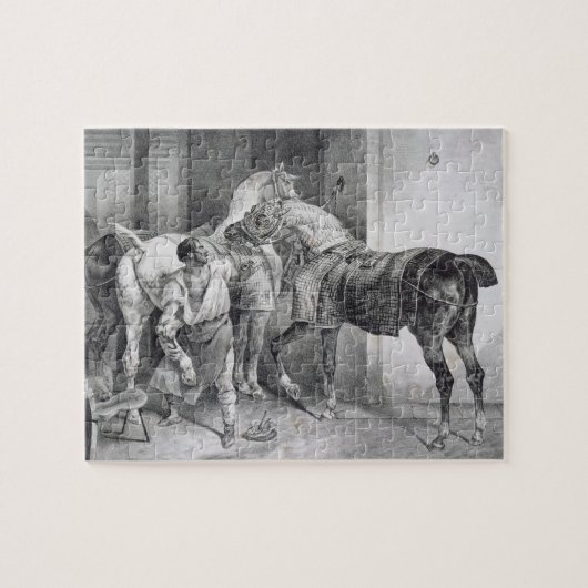 T34894 The English Farrier, 1822 (litho) Legpuzzel (Horizontaal)