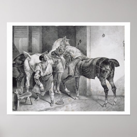 T34894 The English Farrier, 1822 (litho) Poster (Voorkant)