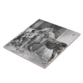 T34894 The English Farrier, 1822 (litho) Tegeltje (Zijkant)