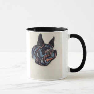 T35228 Dog (pastel op papier) Mok