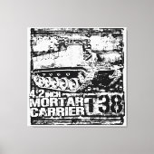T38 4,2 inch morteldrager canvas afdruk (Voorkant)