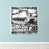 T38 4,2 inch morteldrager canvas afdruk (Insitu (Houten vloer))