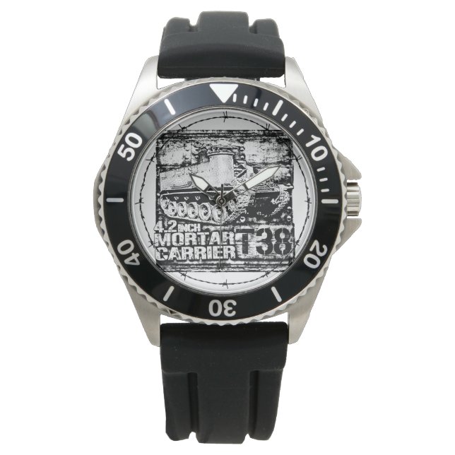 T38 4,2 inch morteldrager horloge (Voorkant)