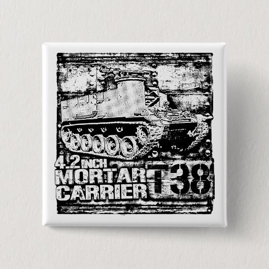 T38 4,2 inch morteldrager vierkante button 5,1 cm (Voorkant)