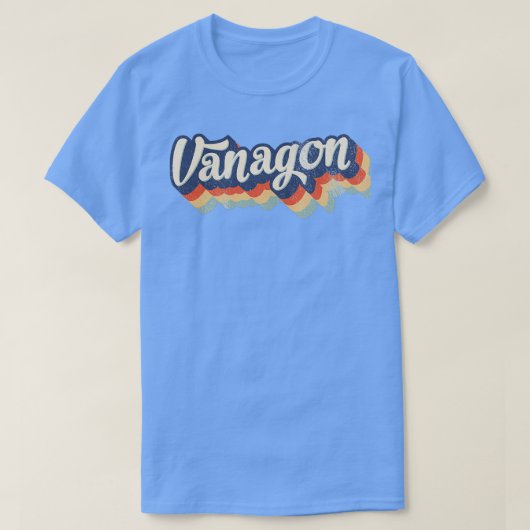 T3 Vanagon Retro 80s Bulli Bus T-shirt (Design voorkant)
