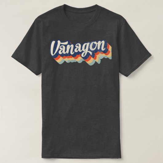 T3 Vanagon Retro 80s Bulli Bus T-shirt (Design voorkant)