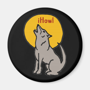 T5- Howl Wolfontwerp Magneet