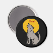 T5- iHowl Wolf Design Magneet (Voorkant / Achterkant)