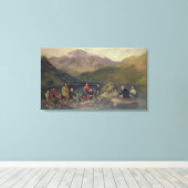 T7833 Gevist in Haweswater Canvas Afdruk (Insitu (Houten vloer))