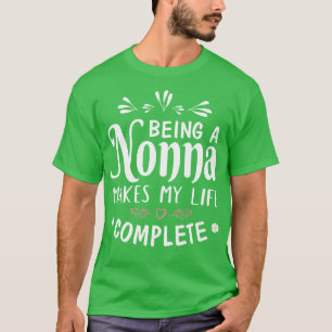 T7T-shirt Gelukkige Moederdag Nonna T-shirt
