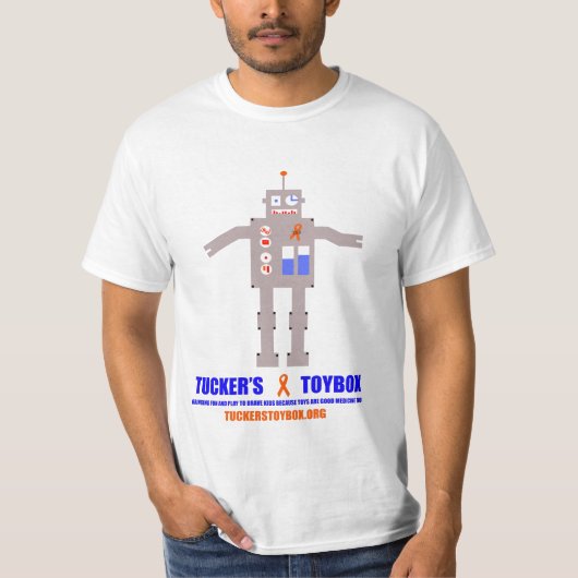 t(17;19) Shirt van Robot Tucker's Toybox (Voorkant)