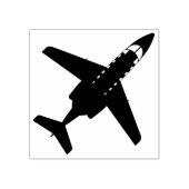T-1 Jayhawk Training Jet Top Silhouet Inktstempel Rubberstempel (Afrduk)