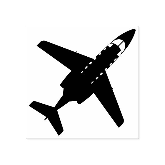 T-1 Jayhawk Training Jet Top Silhouet Inktstempel Rubberstempel (Afrduk)