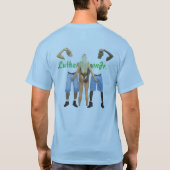 T-1biancuzzo & 2negros-2 rechtstreekse bemanning t-shirt (Achterkant)