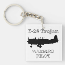 T-28 Trojan Warbird Pilot Sleutelhanger