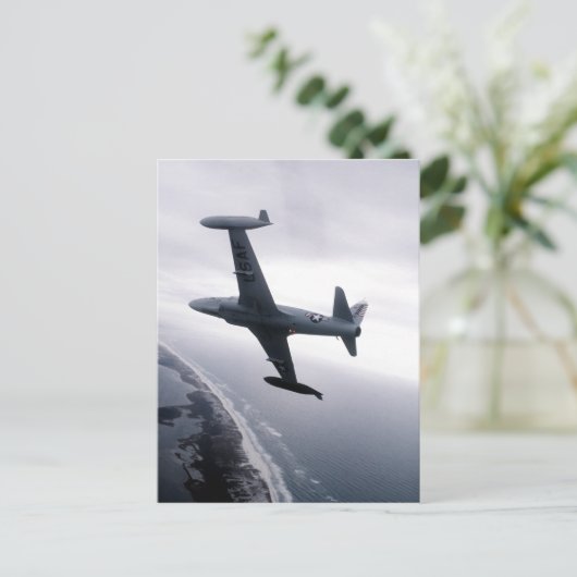 T-33 Shooting Star Briefkaart (Staand voorkant)