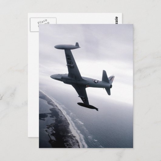 T-33 Shooting Star Briefkaart (Voorkant / Achterkant)