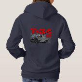 T-34-85 Sovjet-middeltank Hoodie (Achterkant)