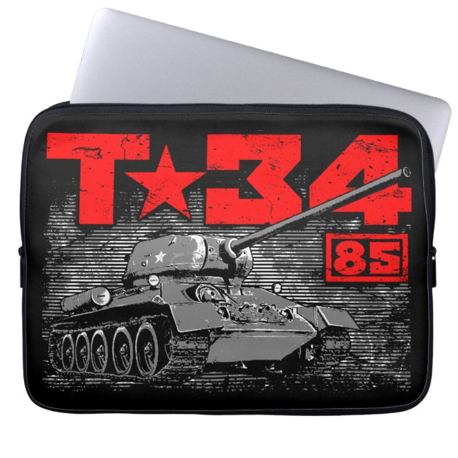 T-34-85 Sovjet-middeltank Laptop Sleeve (Voorkant)